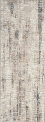 CK022 Infinity IFN02 2'2 x 7'6 Runner Area Rug - Ivory, Gray