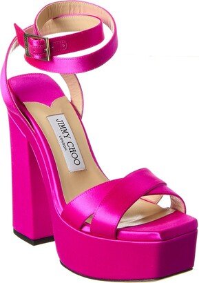 Gaia 140 Satin Platform Sandal-AA