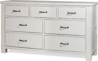 Highlands 7 Drawer Kids' Dresser White