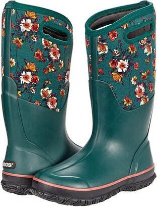 Classic Tall Painterly (Emerald Multi) Women's Shoes