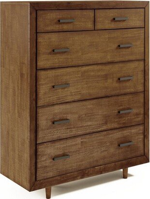 Aurora Mid Century Six Drawer Wood Chest - Abbyson Living