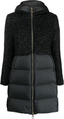 Duncan Taylor Panelled Bouclé Padded Coat