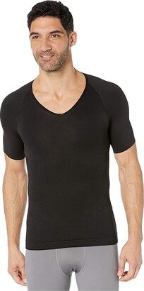 Spanx for Men Zoned Performance Compression V-Neck (Black) Men's Underwear