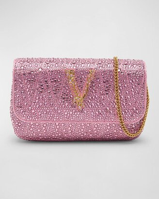 Virtus Mini Crystal Chain Crossbody Bag