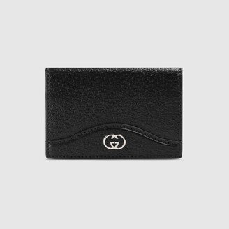 Card case wallet with Interlocking G