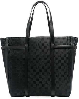 Jacquard-Monogram Tote Bag