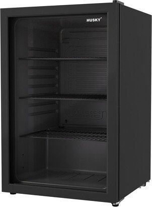 Husky Extra Large Fridge With Glass Door-AB