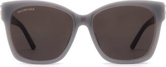 Balenciaga Eyewear Bb0102sa Grey Sunglasses