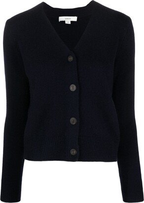 V-neck cashmere cardigan-AQ