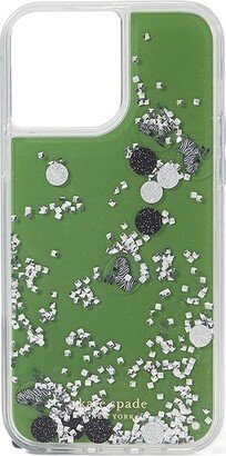 Ziggy Liquid Glitter Phone Case 13 Pro Max (Black Multi) Cell Phone Case