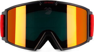 Red Snow Goggles