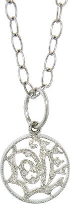 Diamond Baby Love Platinum Charm