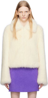 Off-White Hook-Eye Faux-Fur Jacket