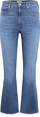 Isola Frayed Edge Cropped Jeans