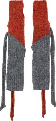 Gray & Red Wrap Glove