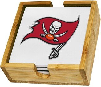 Memory Company Tampa Bay Buccaneers Team Logo Four-Pack Square Coaster Set