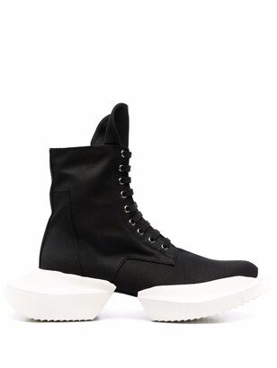 Sneaker-Style Lace-Up Boots