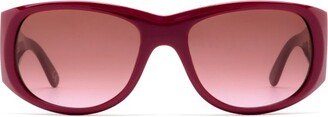 Rectangular Frame Sunglasses-BI