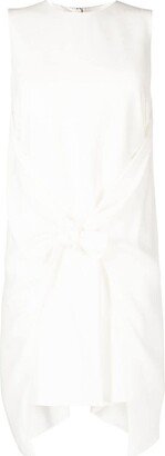 Knot-Detailing Sleeveless Dress