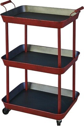 Park Designs Red Utility Cart