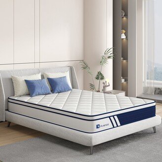 Avenco 12'' Cooling Gel Medium Hybrid Mattress