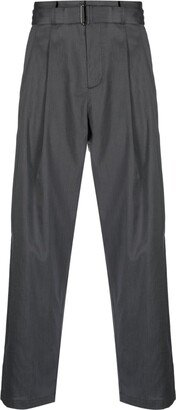 Lined Straight-Leg Trousers