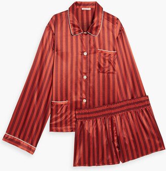 Ruthie Corey striped satin pajama set