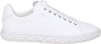 Diamond Lace-Up Sneakers