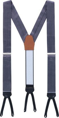 Classic Herringbone Formal End Silk Suspenders