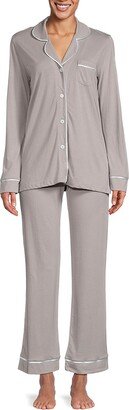 Bella 2-Piece Pima Cotton Blend Pajama Set