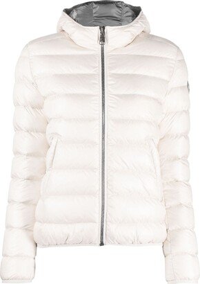 High-Neck Hooded Jacket-AA