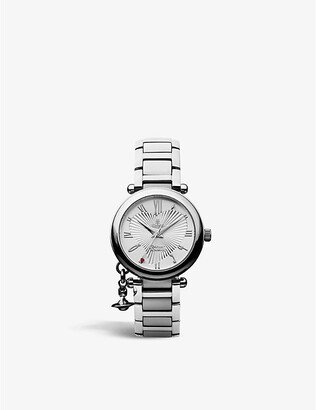 Vivienne Westwood Watches Womens Silver/ Silver VV006SL Orb Stainless-steel Quartz Watch