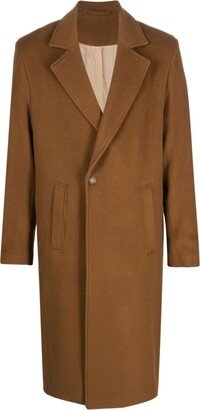 Nantes single-breasted wool coat