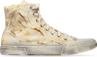 Paris Destroyed high-top sneakers-AB