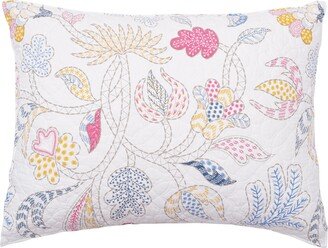 Plum & Post Colonial Williamsburg 20 x 26 Brie Flamingo Standard Sham