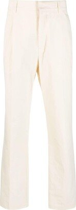 Cotton Straight Trousers