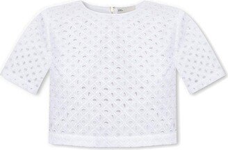 Openwork Cropped Top