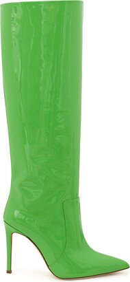 Green Patent Leather Women's Boot