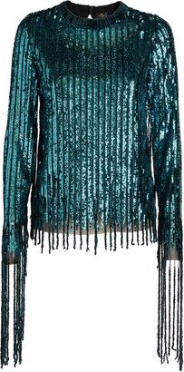 Sequinned Crewneck Jumper