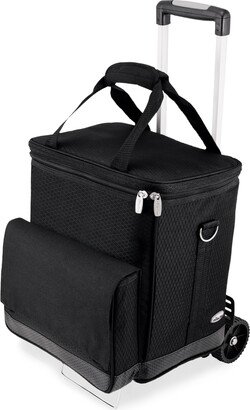 Legacy by Picnic Time Cellar 6-Bottle Wine Carrier & Cooler Tote with Trolley