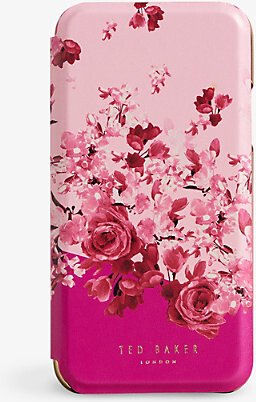 Womens Brt-pink Alstrom Floral-print Mirrored Iphone 11 Phone Case