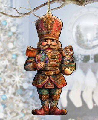 Nutcracker with Clara Christmas Wooden Ornaments Holiday Decor G. DeBrekht