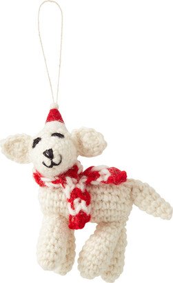 Crocheted Christmas Dog Tie On