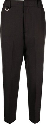 Pressed-Crease Tapered Trousers-AK