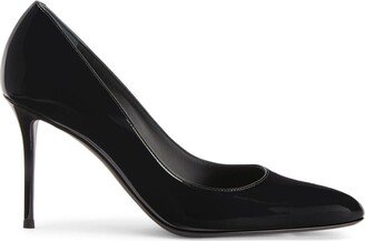 Jakye 105mm patent-leather pumps-AC