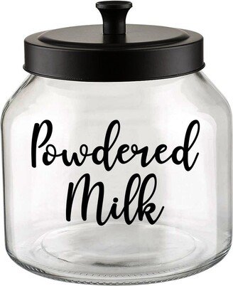 Powdered Milk Jar Label/Kitchen Creamer Vinyl Decal, Stickers, Organization Labels