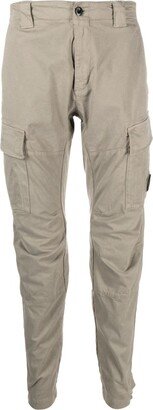 Lens-detail cargo tapered trousers-AA