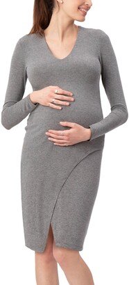 Lenox Long Sleeve Maternity Dress