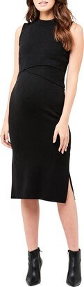 Layered Nursing Maternity Dress