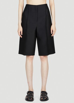 Pleated Bermuda Shorts - Woman Shorts Black Us - 08